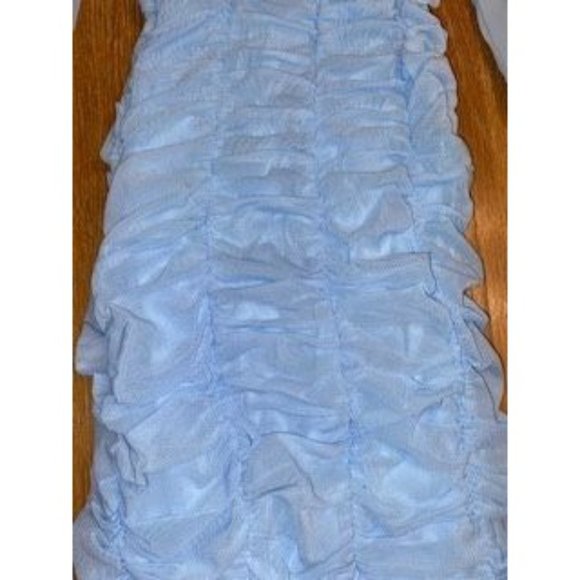 Hello Molly Blue Ruched Bodycon Mini Dress-2 - Picture 3 of 6